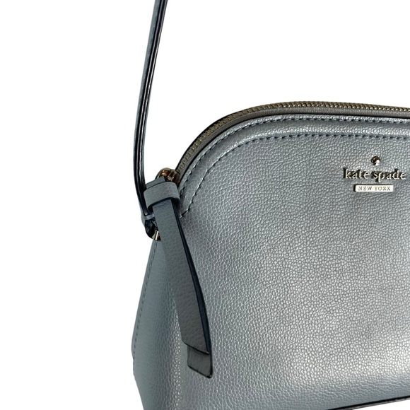 Kate Spade New York Small Crossbody Bag - Blue Leather - Adjustable Strap - Picture 6 of 11